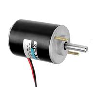 YWBL-WH Moteur électrique à Courant Continu, Moteur à Aimant Permanent 30 W avec Roulement à Billes et Stator en Fil de Cuivre, pour Machine à Barbe à Papa, Petite Rectifieuse de Banc de (24V6000