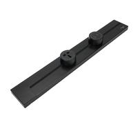 YWBL-WH Multiprise Murale, Rail de Prise électrique en Alliage D'aluminium 8 000 W 32 A avec Indicateur LED et Ruban Adhésif, pour Bureau à Domicile, Hôtel, Salle (2 Prises Universelles 13A 3250W +