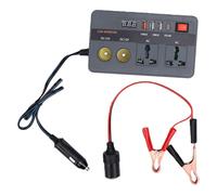 YWBL-WH Onduleur de Puissance 300W 12V à 220V pour Voiture, avec, Charge Rapide, pour Caméra D'ordinateur Portable, Console de Jeu (Black)