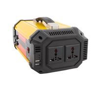 YWBL-WH Onduleur de Voiture, 1000 W DC 12 V vers AC 220 V avec 4 Ports USB PD QC 24 W, Charge Rapide, Affichage en Temps Réel, Système de Protection Multiple, pour Les Voyages en
