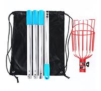 YWBL-WH Outil de Sélecteur de Fruits à Haute Altitude en Acier Inoxydable pour Les Jardiniers Bleu 1,6 M 4 Sections (74.8in)