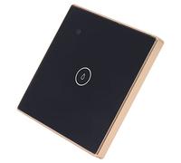 YWBL-WH Panneau Mural Tactile 3.0 pour éclairage, 1-gang 20A | Minuterie d\'application à distance Wi-Fi 2,4 GHz, compatible avec l\'assistant vocal, écran tactile capacitif, conception