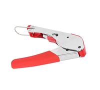 YWBL-WH Pince à Câble Coaxial, Outil de Sertissage en Caoutchouc Souple en Acier pour RG59 RG6, Conception Ergonomique pour la Configuration des Médias à Domicile