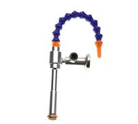 YWBL-WH Pistolet à Air Froid Vortec, Alliage d'aluminium, Débit d'Air et Température Réglables, Réfrigération 450 Btu/h pour Applications Industrielles et Accessoires de Compresseur (08 Micro +