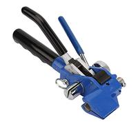 YWBL-WH Pistolet à Attache de Câble en Acier Inoxydable, Pince à Attache de Câble à Fermeture éclair, Coupe-bouche Plate avec Tension Réglable, Poignée à Cliquet, pour le Travail des Câbles