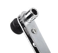 YWBL-WH Poignée de clé à Cliquet Robuste et Pratique de 1/4 Pouces pour Embouts de Tournevis ou Douilles, Outil Polyvalent pour la Maison, Le Garage, l'atelier avec Matériau Principal : ABS, Fer,