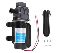 YWBL-WH Pompe à Pression D'eau 24V RV, Pompe à Membrane Auto-amorçante avec Pressostat, Tête de 130m, Sortie G1/2 pour Système D'eau Douce de Camping