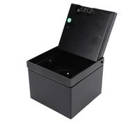 YWBL-WH Prise Encastrée au Sol, Boîte de Sortie Intégrée Antirouille en Acier Inoxydable avec Port de Câble Réseau et Prise à 2 Broches, pour les Paramètres Commerciaux D'école D'hôtel