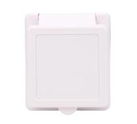 YWBL-WH Prise RV Twist Lock Entrée NEMA SS2 50P 50 A à Bride Verrouillable Fermée Mâle avec Couvercle Résistant aux Intempéries, pour Camping-car, Remorque, Bateau, Caravane, van,