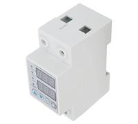 YWBL-WH Protecteur de Surtension monophasé, Protecteur de Courant de Tension ABS AC220V 63A, Protection Contre Les Surtensions Réglables 80V à 400V pour Les électriciens de Panneaux Domestiques