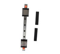 YWBL-WH Rail de Guidage Linéaire MGN12C avec 2 Blocs Kit de Curseur de Roulement Linéaire Miniature Charge de 2,84 KN Conception de Contact à Quatre Points en Acier Inoxydable pou (200mm)