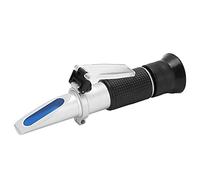 YWBL-WH Réfractomètre à Sirop Portable de Haute Précision, avec Prisme importé et Manchon en Caoutchouc Antidérapant, pour Mesurer la Teneur en Sucre du Miel, des Fruits et des