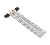 YWBL-WH Règle D'échelle Architecturale, Outils de Dessin, Outils de Mesure, de Marquage avec échelle Fine de 0,25 Mm pour le Positionnement des Tenons du (Règle de marquage 200mm type B sans stylo)