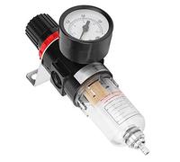 YWBL-WH Régulateur de Filtre à Air AFR2000, Séparateur -eau en Aluminium pour le Traitement de l'Air comprimé, Connexions 1/4", Idéal pour les Systèmes Pneumatiques