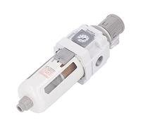 YWBL-WH Régulateur de Pression de Filtre à Air, Sortie d'entrée G1/2 Pouces en Alliage d'aluminium avec Drainage Différentiel et Jauge pour Utilisation de Compresseur 'Air