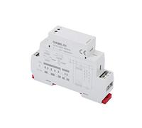 YWBL-WH Relais à Impulsion AC 230V, 16A SPDT Rail DIN Mémoire à | Commande Multipoint Via Impulsion, Indicateur LED Vert et Rouge, Largeur Fine de 18 Mm pour Montage sur Rail DIN 35 Mm,