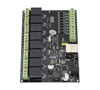 YWBL-WH Relais Ethernet Contrôleur de Commutateur de Relais Réseau 8 Voies avec Sortie 10 A pour Contrôle de Maison Intelligente, Marche/arrêt à Distance Via/IP, MCU 32 Bits pour Développement