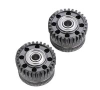 YWBL-WH Remplacement des Engrenages 2PCS, K2 Plus Extrudeur Xirbbo Mise à Niveau Kit, Metal Filament Drive Extruder Gears 3D Imprimante ACCESSOIRES PIÈCES