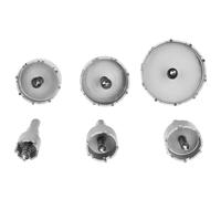 YWBL-WH Scie à Trou en Carbure Robuste, Sciage de Trous en Acier en Métal Foret, Coupeur de Punch de Cercle 22 Mm 30 Mm 35 Mm 45 Mm 50 Mm 65 Mm