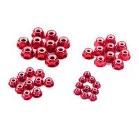 YWBL-WH Serrure en Nylon à Bride en Aluminium M5, écrou Hexagonal pour éviter Les Vibrations. Pratique pour Le Matériel, Les Véhicules, Applications POLYVALENTES, Simple ET Rapide, 10 Pièces