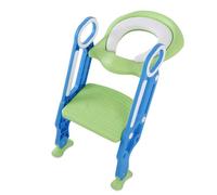 YWBL-WH Siège de Potty Training pour Enfant avec échelle Réglable et | Matériau PP, Coussinet en PU Doux, Pied Antidérapant, Pliable pour Voyage, Compatible avec Toilettes standard.