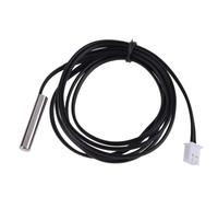 YWBL-WH Sonde de Capteur de Température, Câble de 1M 2M, Résistant à L'eau, à l'humidité, Antirouille, Thermistance 10K de Haute Précision, avec Prise XH2.54 à 2 Broches, pour (1M)