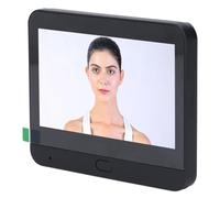 YWBL-WH Sonnette Intelligente avec Caméra Judas 1080P avec écran LCD de 4,3 Pouces, Conversation Bidirectionnelle, Détection de Mouvement PIR, Visionneuse Vidéo sans Fil pour la