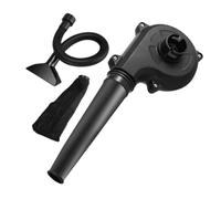 YWBL-WH Souffleur de Feuilles électrique Compact avec Conception à Clipser, Ventilateurboosté, Dépoussiéreur d'air Portatif, Souffleur de Feuilles alimenté par Batterie pour