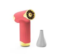 YWBL-WH Souleur d'air sans Fil à Haute Vitesse Portable Moteur sans Balais électrique 4 Vitesses Réglables de Camping Camping Fouplage Refroidissement (Rouge)
