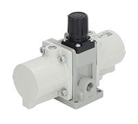 YWBL-WH Soupape de Suralimentation, 2X Pression Maximale, Manomètre | Air comprimé, Type , Corps en Métal, Silencieux intégré, Filtre D'entrée, Alimentation 0,1-1,0 MPa, Réglage 0,2-2,0 MPa