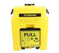YWBL-WH Station de Rinçage Oculaire 14 Gallons Murale Double Pulvérisation | Polyéthylène, équipement D'irrigation Oculaire, Laboratoire et Usine, Montage Mural, Compatible Sérum Physiologique,