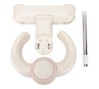 YWBL-WH Support de Bain Pliable pour bébé, Support de Douche Mural Réglable pour Tout-petits avec Ventouses Sécurisées pour un Gain de Place en Toute sécurité (Kaki)