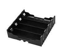 YWBL-WH Support de Batterie 4 Emplacements avec Broches pour Expériences de | Boîtier en Plastique ABS, Rangement Compact pour Batteries 3,7 V, Installation Facile et durable.