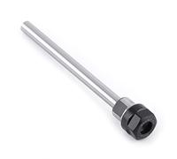 YWBL-WH Support de Mandrin Tige de d'extension de Fraisage CNC, Support de Mandrin à Pince Droite Argent Noir Excellent Traitement et Fabrication Fine C8-ER11A-100L, pour Fraiseuses, avec