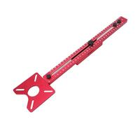 YWBL-WH Support de Routeur en Aluminium de 400 Mm, Gabarit de Coupe Circulaire Réglable pour un Travail du Bois Précis et Outil de Fraisage carré en T pour les Projets de Bricolage