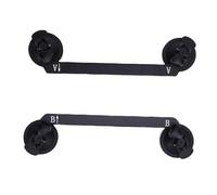 YWBL-WH Support de Ventou à la Suite de Satellite Rectangulaire, pour un Pare-brise Arrière de Toit Ouvriage de Mini-toit, Caoutchouc ABS, pour les Bateaux en Voiture