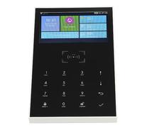 YWBL-WH Système D'Alarme de sécurité Domestique sans Fil, écran Tactile HD de 4,3 Pouces avec Invite Vocale pour Maison Intelligente, Contrôle par Application, 100 Zones, Alarme 115