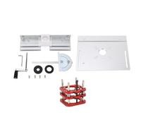 YWBL-WH Table du Routeur Kit de Système de Levage en Aluminium Aliage en Acier Inoxydable 4 Serrage de Mâchoire pour le Travail du Bois