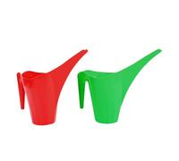 YWBL-WH Tasse D'arrosage de 1,2 L, Pichet d'eau à Long Bec pour Plantes D'intérieur et D'extérieur, Léger et Portable avec 2 Pièces, Rouge Vert