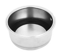 YWBL-WH Tasses Filtrantes à café Sous Pression, en Acier Inoxydable, Accessoire de Filtre pour Machine à café, Remplacement du Panier Porte-filtre (Pour deux personnes)