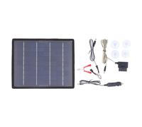 YWBL-WH Temps de Charge de Charge de Panneau Solaire Portable Kit de Perte Anti-Batterie avec Bouchon OBD pour Les Applications Larges, Matériau Monocristallin Silicia, pour Les Voitures/Motos /