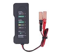YWBL-WH Testeur de Batterie Automobile 12V Fiable 6 LED Affichage -Fehler Detector pour Voitures Motorcycles ABS Black [Utilisation à domicile] (1 Testeur, Manuel d'utilisation)