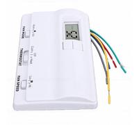 YWBL-WH Thermostat Numérique de Remplacement pour Contrôleur de Chaleur et de Refroidissement Mural Mach 8330 Série avec Plage de 33 F à 98 F, 3 Modes de Ventilateur pour Climatiseur et