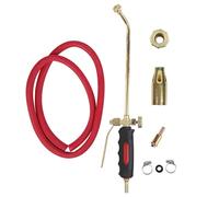 YWBL-WH Torche à Gaz, Poignée épaisse Confortable, Gaz liquéfié, Charbon, Fer à Double Ouverture, Placage en Laiton, Outil à Main pour le Soudage, la Décongélation et la Cuisson