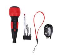 YWBL-WH Tournevis électrique, Batterie Lithium-ion Rechargeable avec 3 Réglages de Couple Réglables et Chargement USB, pour les Projets de Bricolage D'entretien à Domicile et les