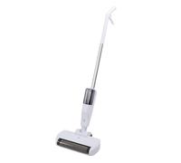 YWBL-WH Vadrouille électrique sans Fil, Machine de Nettoyage Sec et Humide en ABS avec Lumière LED, Nettoyeur de Sol Rechargeable 2000 MAh, Poteau Réglable, Réservoir de 500 ML pour Sols Durs en