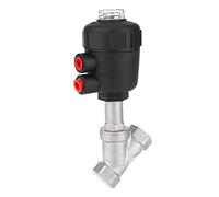 YWBL-WH Vanne à Siège incliné à Commande Pneumatique, Collecteurs de Vapeur Pneumatiques, étanchéité PTEE (3/4 "DN20)