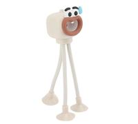 YWBL-WH Veilleuse de Bureau D'athlète Flexible, Lampe de Table Pieuvre à Ventouse pour Chambre à Coucher, Salle de Bain, Salon, Adaptée pour un éclairage et une Décoration Polyvalents (Beige)