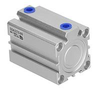 YWBL-WH Vérin Pneumatique Double Effet en Aluminium Fin, avec Structure d'étanchéité de Forme Spéciale, pour Applications en Espace Réduit, Alésage 32 Mm (SDA32x40)