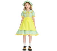 YWBleked Costume de vampire Costume de sorcière Lolita pour filles,tenue fête pour enfants,cosplay,spectacle,tenue quotidienne tout-petits et adolescents Déguisement Cosplay Nier(Green,L)